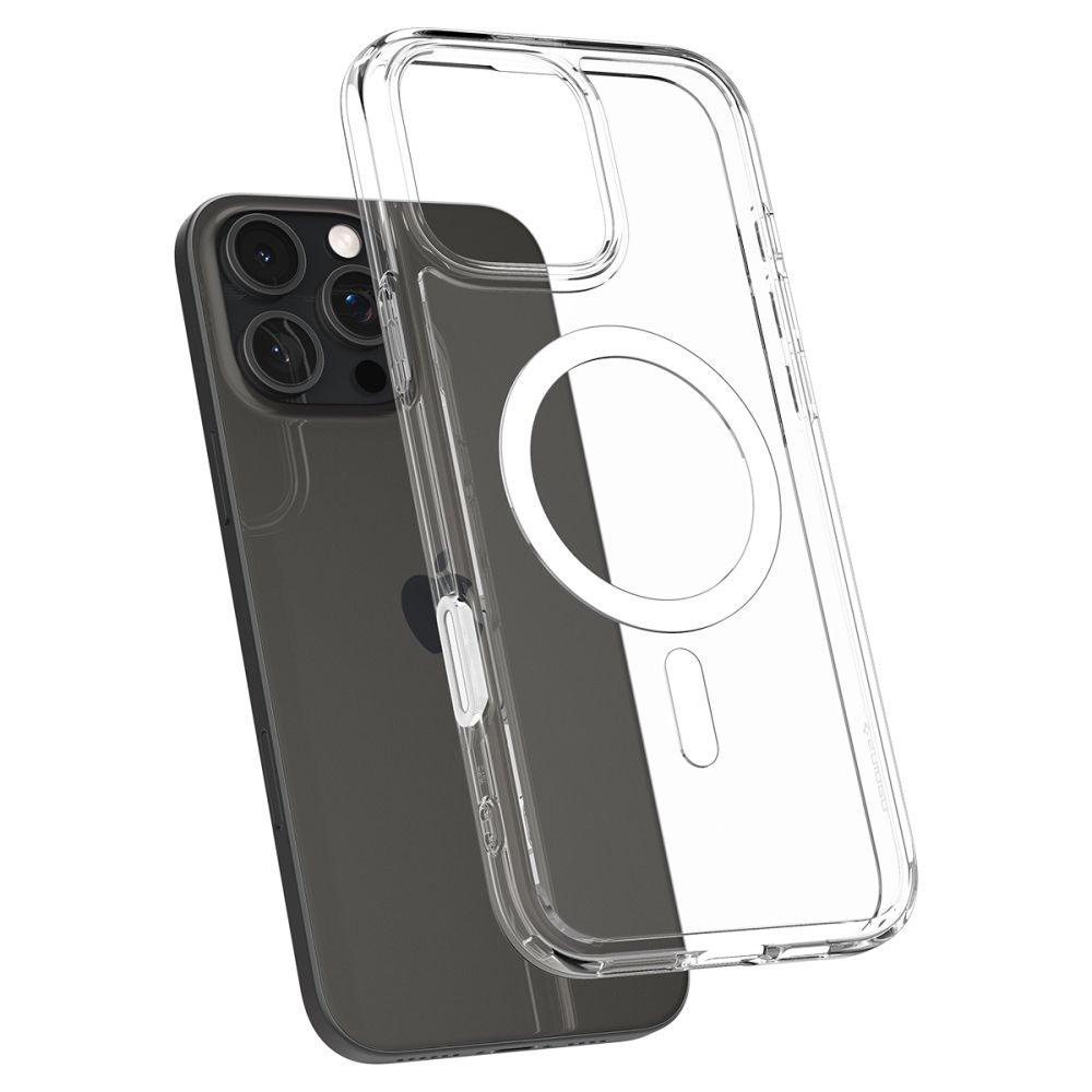 iTok webáruház - Spigen Spigen Ultra Hybrid tok iPhone 16 Pro készülékhez (fehér) 8 Spigen Ultra Hybrid iPhone 16 Pro Case (fehér)