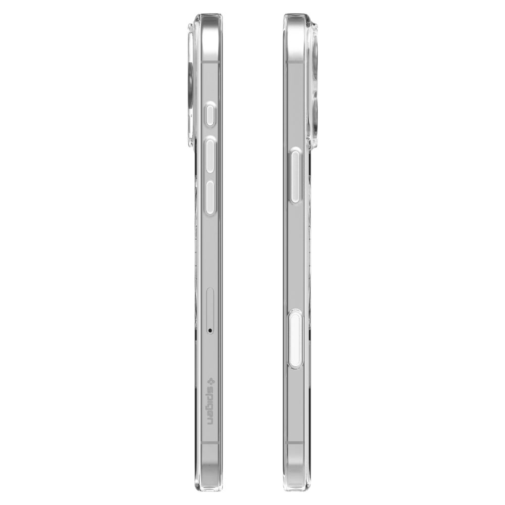 iTok webáruház - Spigen Spigen Thin Fit MagSafe tok iPhone 16 Pro készülékhez (átlátszó és fehér) 6 Spigen Thin Fit MagSafe Case for iPhone 16 Pro (átlátszó és fehér)