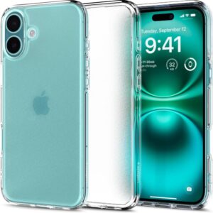 Spigen Ultra Hybrid tok iPhone 16-hoz (átlátszó)