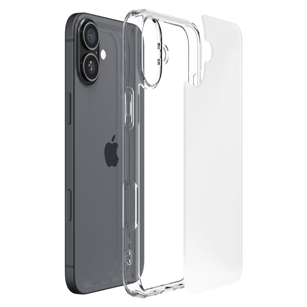 iTok webáruház - Spigen Spigen Ultra Hybrid tok iPhone 16-hoz (átlátszó) 5 Spigen Ultra Hybrid for iPhone 16 (átlátszó)