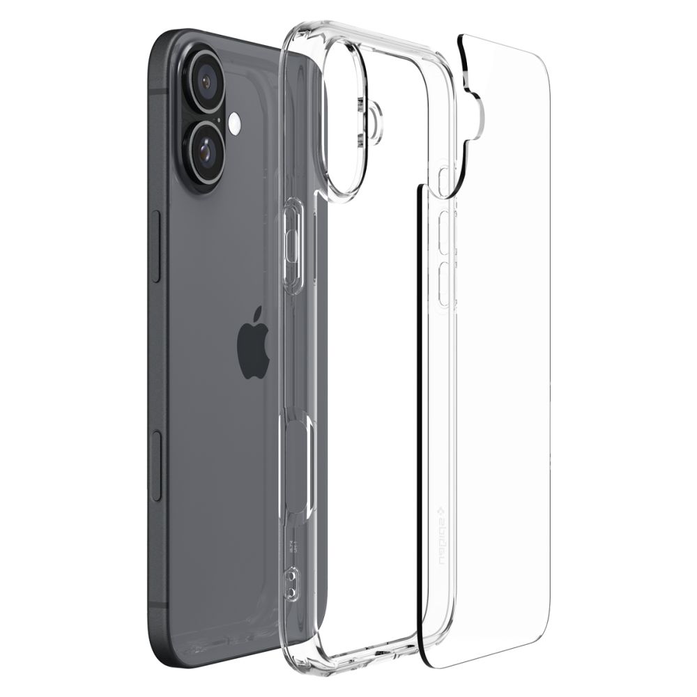 iTok webáruház - Spigen Spigen Ultra Hybrid tok iPhone 16 készülékhez (átlátszó) 6 Spigen Ultra Hybrid iPhone 16 Case (átlátszó)