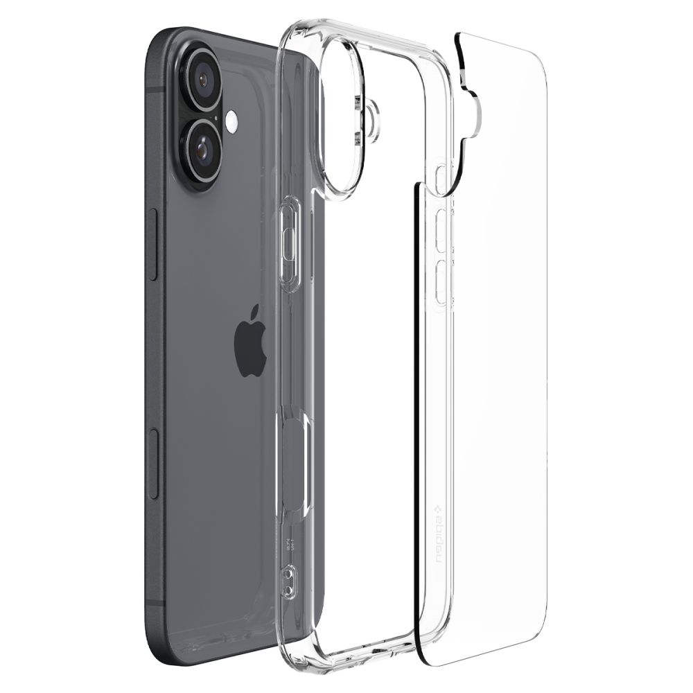 iTok webáruház - Spigen Spigen Ultra Hybrid tok iPhone 16 készülékhez (átlátszó) 7 Spigen Ultra Hybrid iPhone 16 Case (átlátszó)