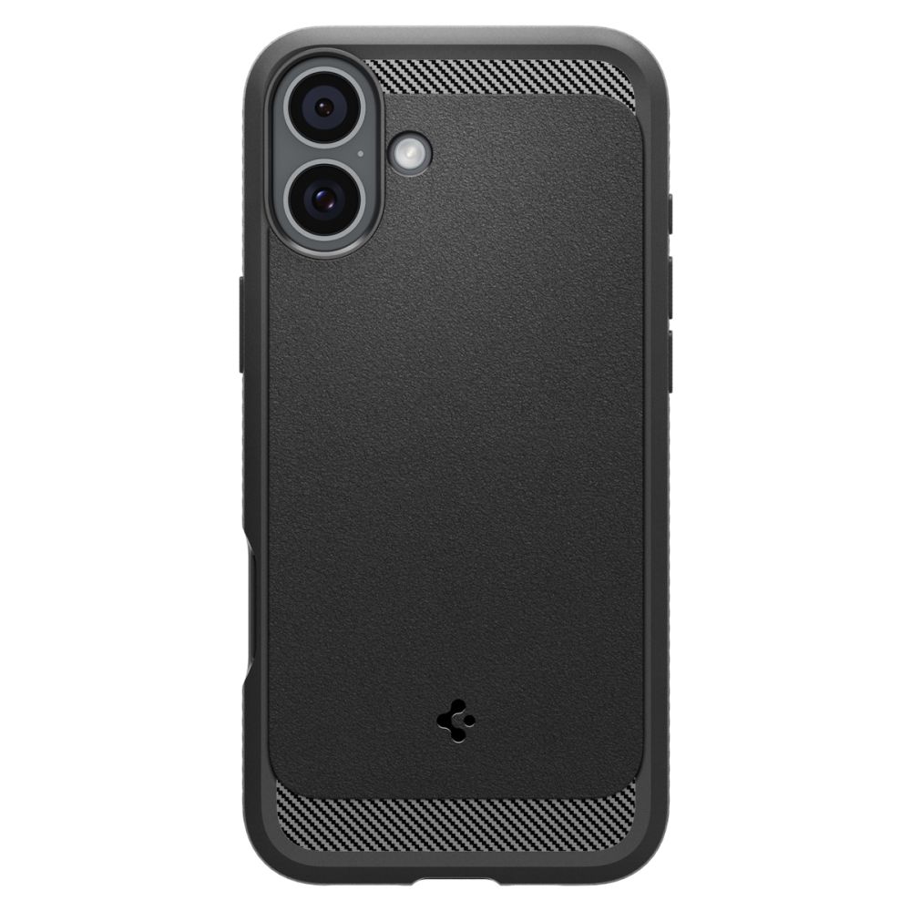 iTok webáruház - Spigen Spigen Rugged Armor MagSafe tok iPhone 16 készülékhez (fekete) 2 Spigen Rugged Armor MagSafe case for iPhone 16 (fekete)