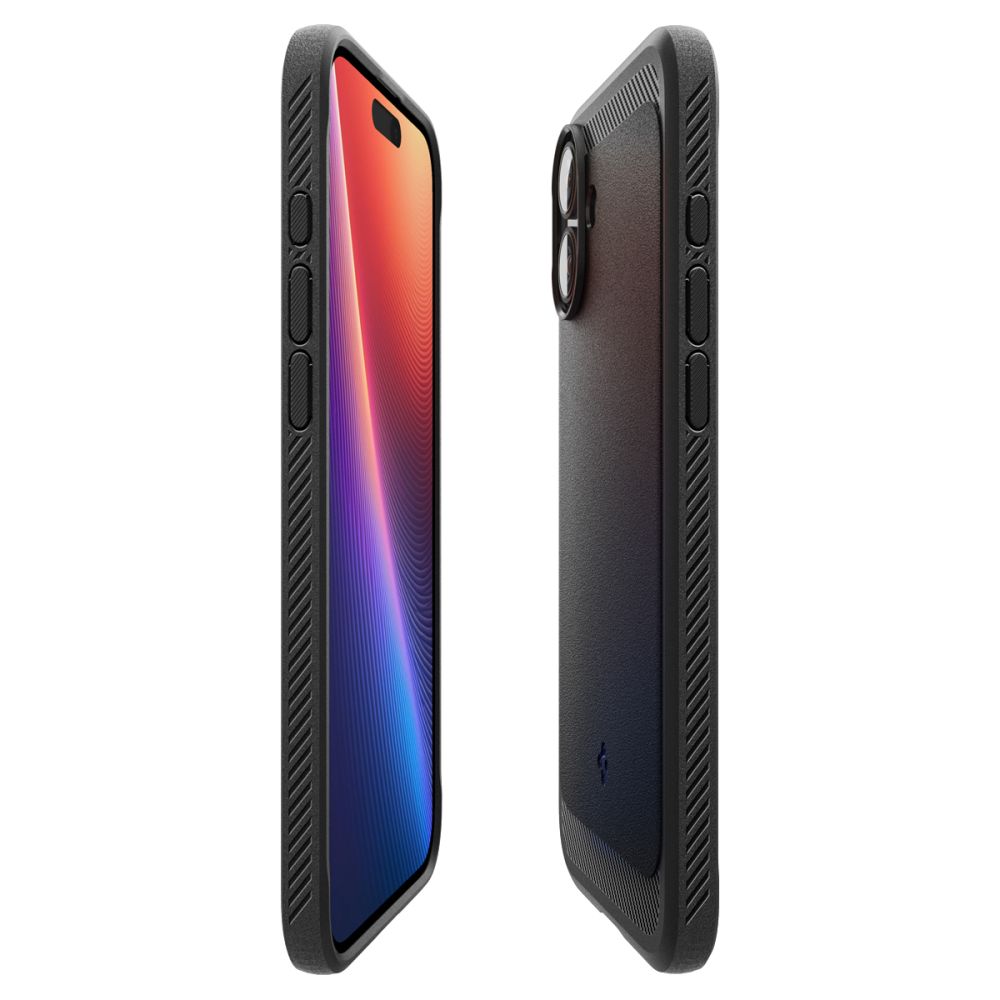 iTok webáruház - Spigen Spigen Rugged Armor MagSafe tok iPhone 16 készülékhez (fekete) 7 Spigen Rugged Armor MagSafe case for iPhone 16 (fekete)