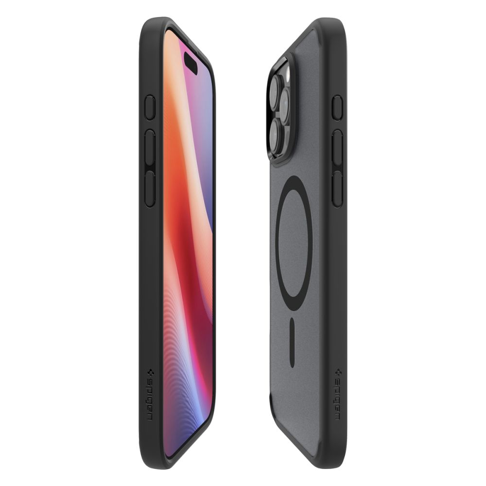 iTok webáruház - Spigen Spigen Ultra Hybrid Mag tok MagSafe-fel iPhone 16 Pro Max készülékhez (fekete) 2 Spigen Ultra Hybrid Mag Case with MagSafe for iPhone 16 Pro Max (fekete)
