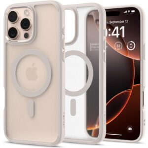 Spigen Ultra Hybrid Mag tok MagSafe technológiával iPhone 16 Pro Max készülékhez (titán)
