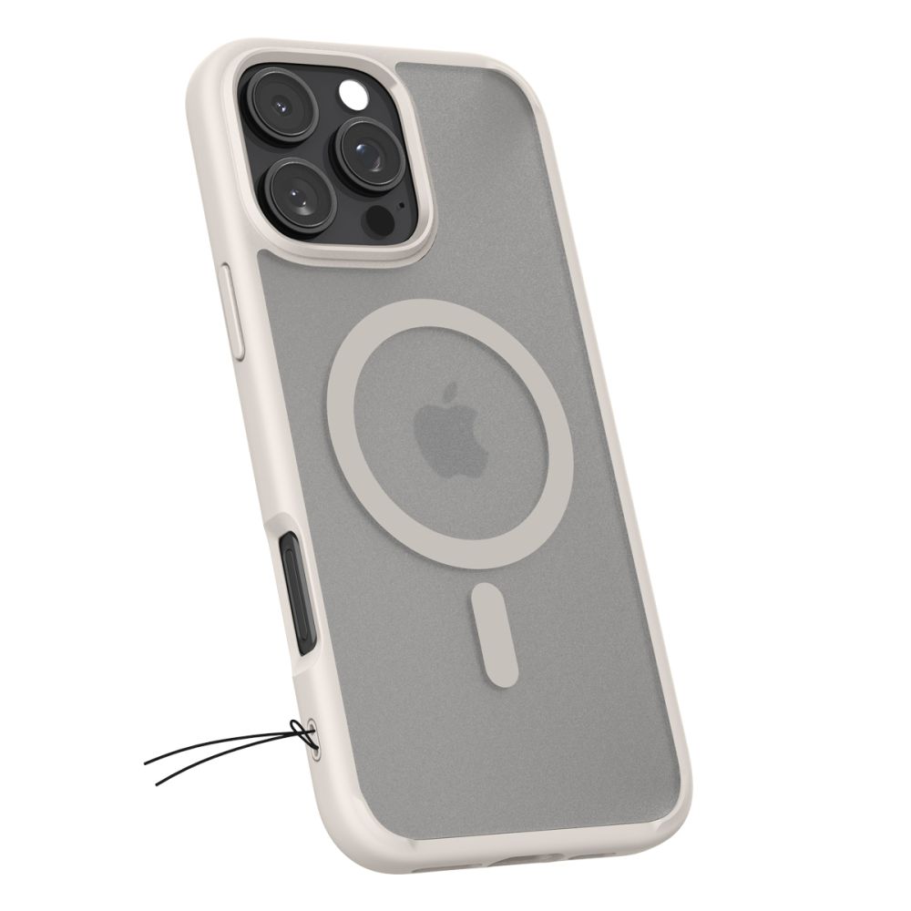 iTok webáruház - Spigen Spigen Ultra Hybrid Mag tok MagSafe technológiával iPhone 16 Pro Max készülékhez (titán) 3 Spigen Ultra Hybrid Mag case with MagSafe for iPhone 16 Pro Max (titán)