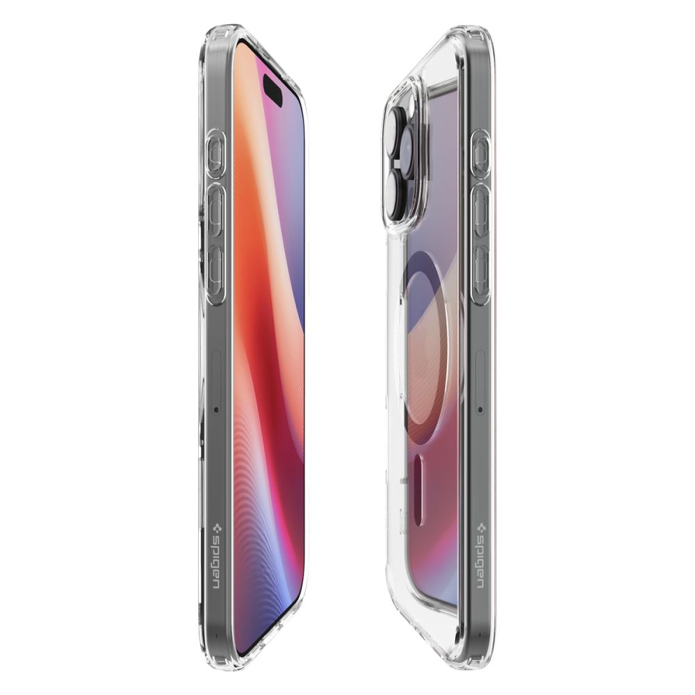 iTok webáruház - Spigen Spigen Ultra Hybrid Mag tok MagSafe Carbon Fiber iPhone 16 Pro Maxhoz (sötétszürke) 4 Spigen Ultra Hybrid Mag Case with MagSafe Carbon Fiber for iPhone 16 Pro Max (sötétszürke)