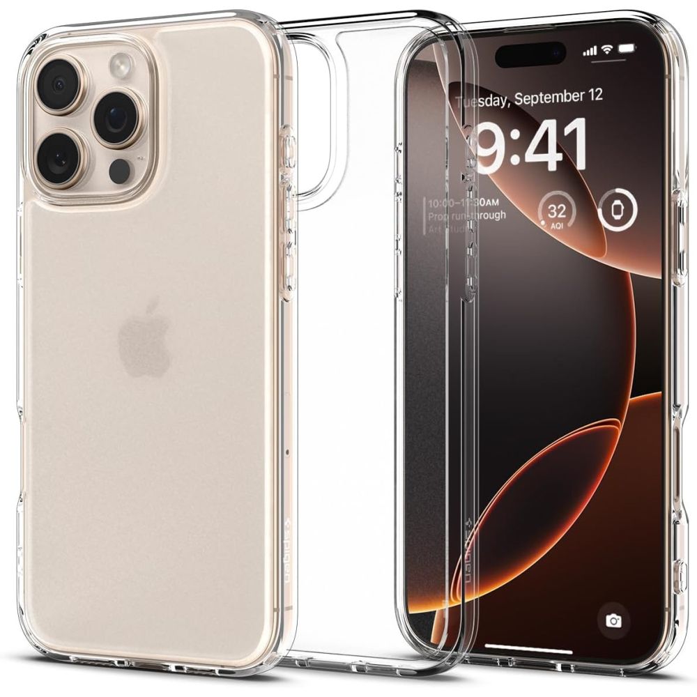 iTok webáruház - Spigen Spigen Ultra Hybrid tok iPhone 16 Pro Max készülékhez (átlátszó) 1 Spigen Ultra Hybrid Case for iPhone 16 Pro Max (átlátszó)