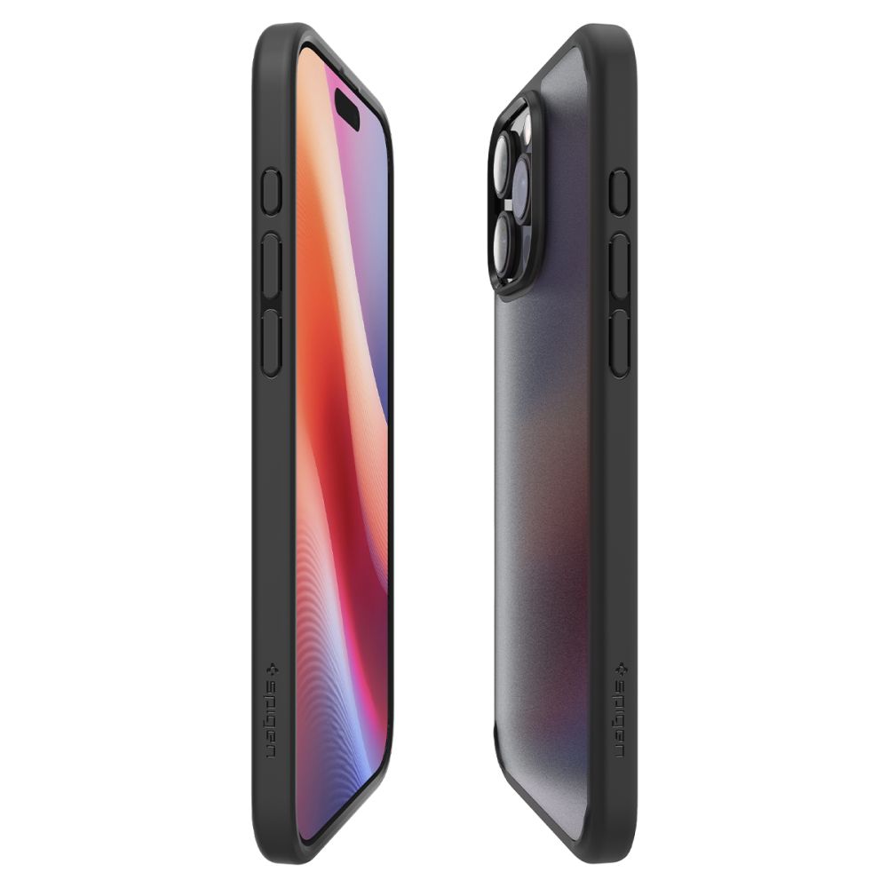 iTok webáruház - Spigen Spigen Ultra Hybrid tok iPhone 16 Pro Max készülékhez (fekete) 6 Spigen Ultra Hybrid Case for iPhone 16 Pro Max (fekete)