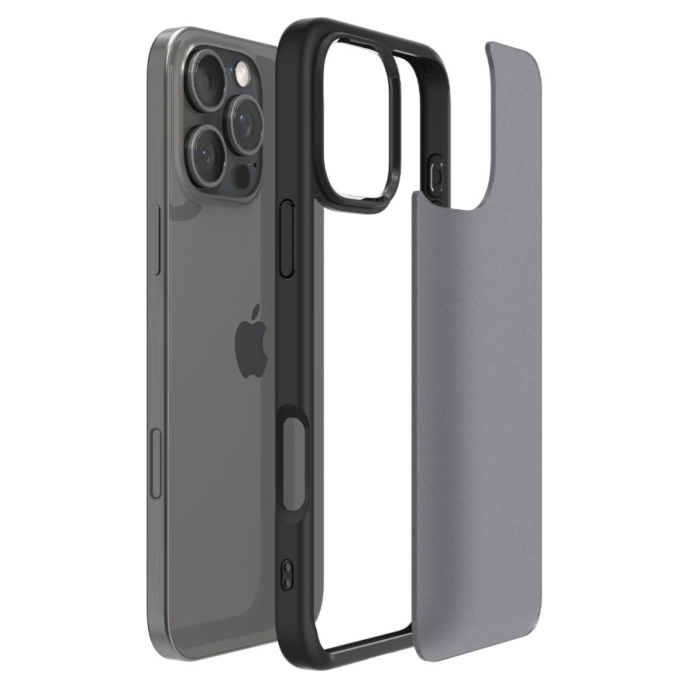 iTok webáruház - Spigen Spigen Ultra Hybrid tok iPhone 16 Pro Max készülékhez (fekete) 7 Spigen Ultra Hybrid Case for iPhone 16 Pro Max (fekete)