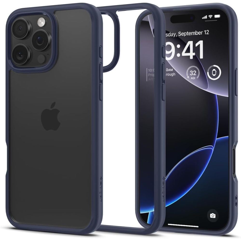 iTok webáruház - Spigen Spigen Ultra Hybrid tok iPhone 16 Pro Max készülékhez (kék) 1 Spigen Ultra Hybrid iPhone 16 Pro Max Case (kék)