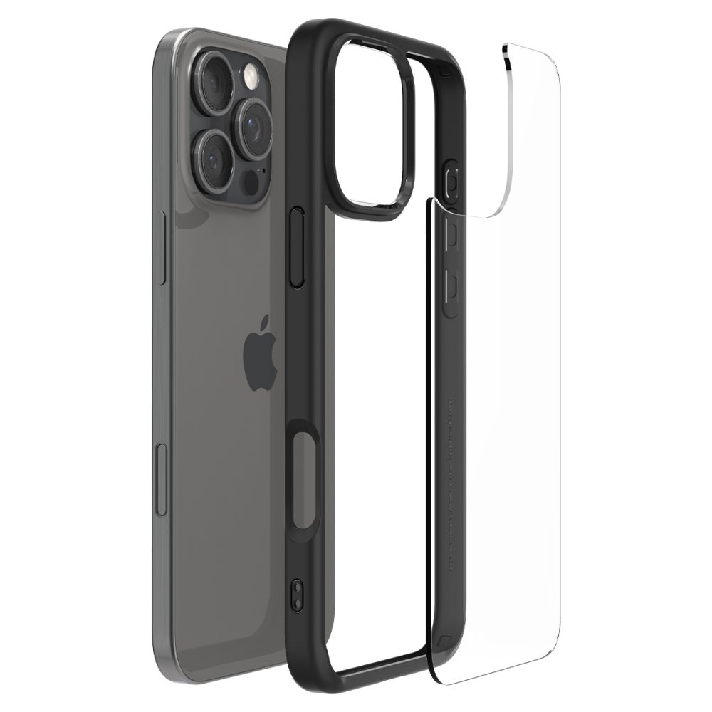 iTok webáruház - Spigen Spigen Ultra Hybrid tok iPhone 16 Pro Max készülékhez (matt fekete) 7 Spigen Ultra Hybrid Case for iPhone 16 Pro Max (matt fekete)