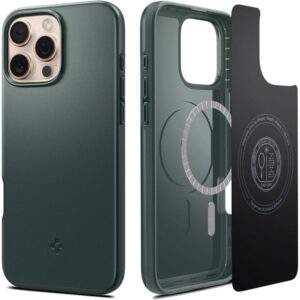 Spigen Thin Fit MagSafe tok iPhone 16 Pro Max készülékhez (zöld)