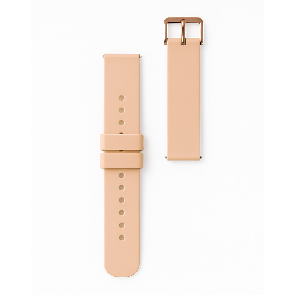 iTok webáruház - Hurtel Szilikon szíj Huawei Watch GT2 / GT3 42 mm készülékhez (bézs) 1 Silicone Strap for Huawei Watch GT2 / GT3 42mm (bézs)