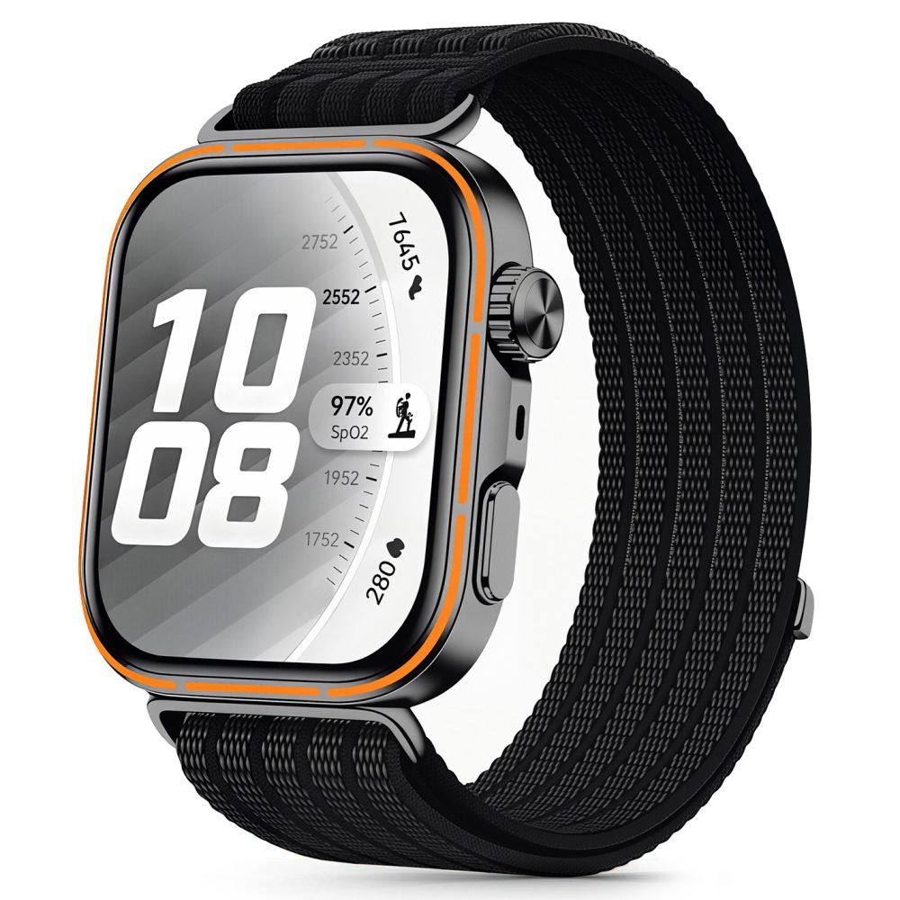 iTok webáruház - Tech-Protect Tech-Protect Nylon szíj Huawei Watch Fit 3 / 4 / 4 Pro / 5 / 5 Pro készülékekhez (fekete) 1 Tech-Protect Nylon Strap for Huawei Watch Fit 3 / 4 / 4 Pro / 5 / 5 Pro (fekete)
