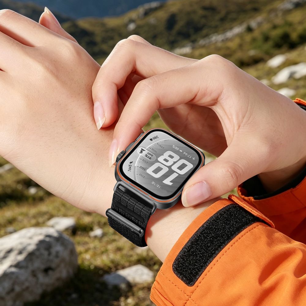 iTok webáruház - Tech-Protect Tech-Protect Nylon szíj Huawei Watch Fit 3 / 4 / 4 Pro / 5 / 5 Pro készülékekhez (fekete) 5 Tech-Protect Nylon Strap for Huawei Watch Fit 3 / 4 / 4 Pro / 5 / 5 Pro (fekete)