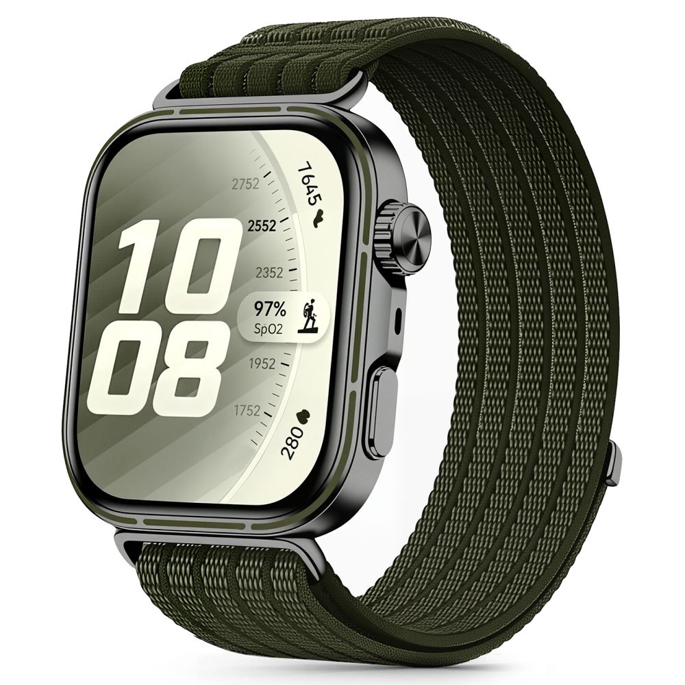 iTok webáruház - Tech-Protect Tech-Protect Nylon textilszíj Huawei Watch Fit 3 / 4 / 4 Pro / 5 / 5 Pro készülékekhez (zöld) 1 Tech-Protect Nylon Strap for Huawei Watch Fit 3 / 4 / 4 Pro / 5 / 5 Pro (zöld)