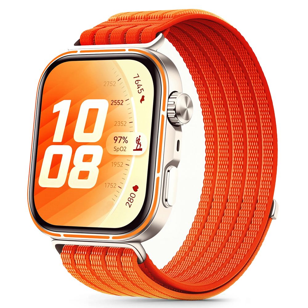 iTok webáruház - Tech-Protect Tech-Protect Nylon szíj Huawei Watch Fit 3 / 4 / 4 Pro / 5 / 5 Pro készülékhez (narancssárga) 1 Tech-Protect Nylon Strap for Huawei Watch Fit 3 / 4 / 4 Pro / 5 / 5 Pro (narancssárga)