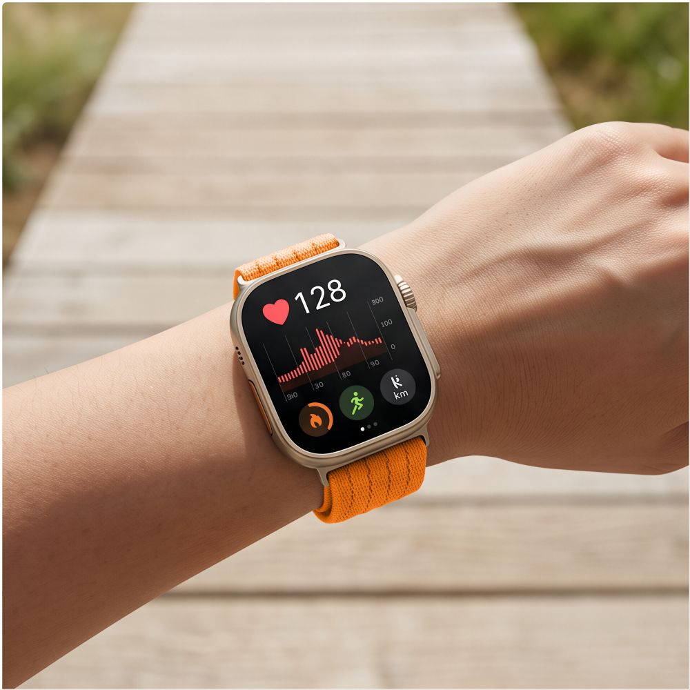 iTok webáruház - Tech-Protect Tech-Protect Nylon szíj Huawei Watch Fit 3 / 4 / 4 Pro / 5 / 5 Pro készülékhez (narancssárga) 4 Tech-Protect Nylon Strap for Huawei Watch Fit 3 / 4 / 4 Pro / 5 / 5 Pro (narancssárga)