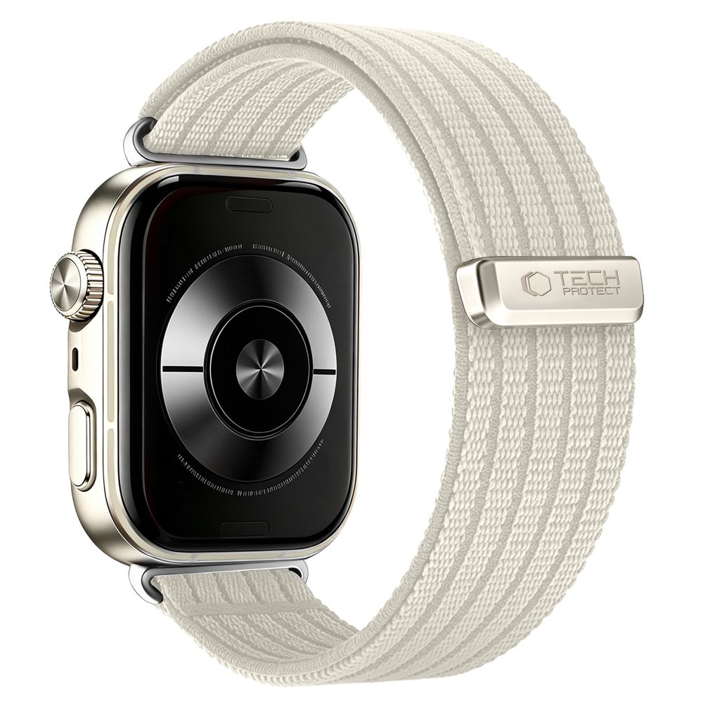iTok webáruház - Tech-Protect Tech-Protect Nylon szíj Huawei Watch Fit 3 / 4 / 4 Pro / 5 / 5 Pro készülékhez (fehér) 2 Tech-Protect Nylon Strap for Huawei Watch Fit 3 / 4 / 4 Pro / 5 / 5 Pro (fehér)