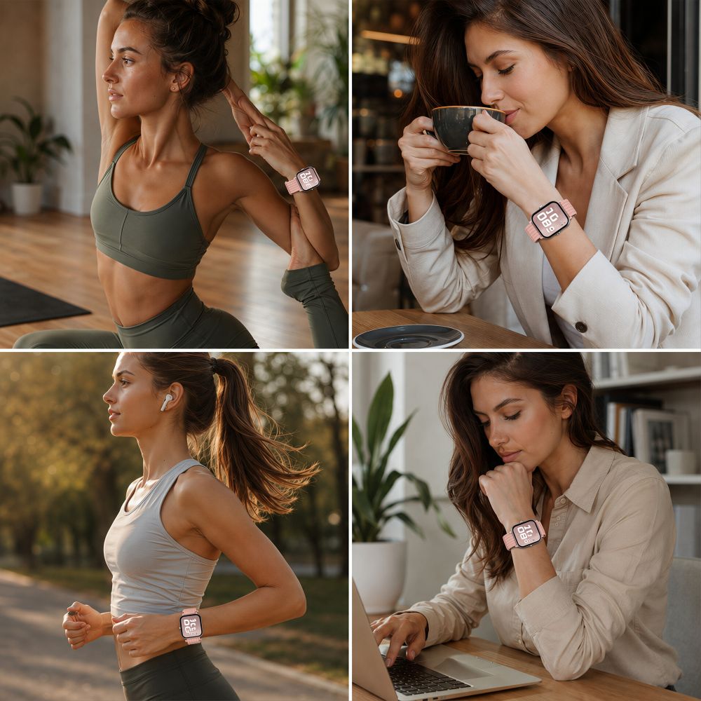 iTok webáruház - Tech-Protect Tech-Protect Nylon szíj Huawei Watch Fit 3 / 4 / 4 Pro / 5 / 5 Pro készülékhez (rózsaszín) 7 Tech-Protect Nylon Strap for Huawei Watch Fit 3 / 4 / 4 Pro / 5 / 5 Pro (rózsaszín)
