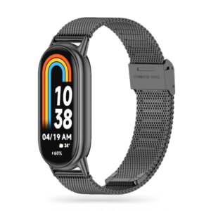Tech-Protect MilaneseBand szíj Xiaomi Smart Band 8 / 8 NFC készülékhez (fekete)