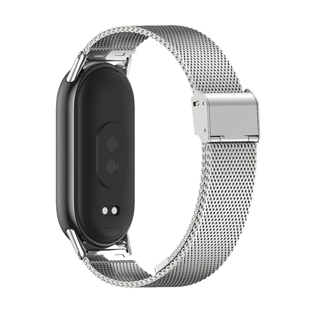 iTok webáruház - Tech-Protect Tech-Protect MilaneseBand szíj Xiaomi Smart Band 8 / 8 NFC készülékhez (ezüst) 5 Tech-Protect MilaneseBand Strap for Xiaomi Smart Band 8 / 8 NFC (ezüst)