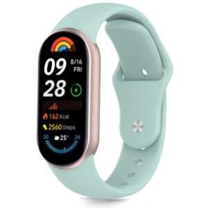 Tech-Protect IconBand Air szíj Xiaomi Smart Band 8 / 9 / 10 / NFC készülékhez (mentazöld)