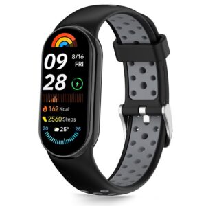 Tech-Protect IconBand Air szíj Xiaomi Smart Band 8 / 9 / 10 / NFC készülékhez (fekete és szürke)