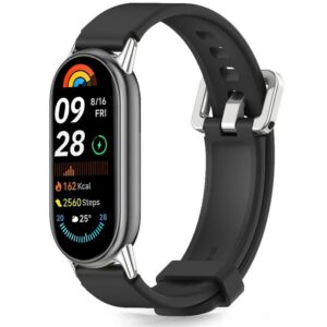 Tech-Protect IconBand Classic szíj Xiaomi Smart Band 8 / 9 / 10 / NFC készülékhez (fekete)