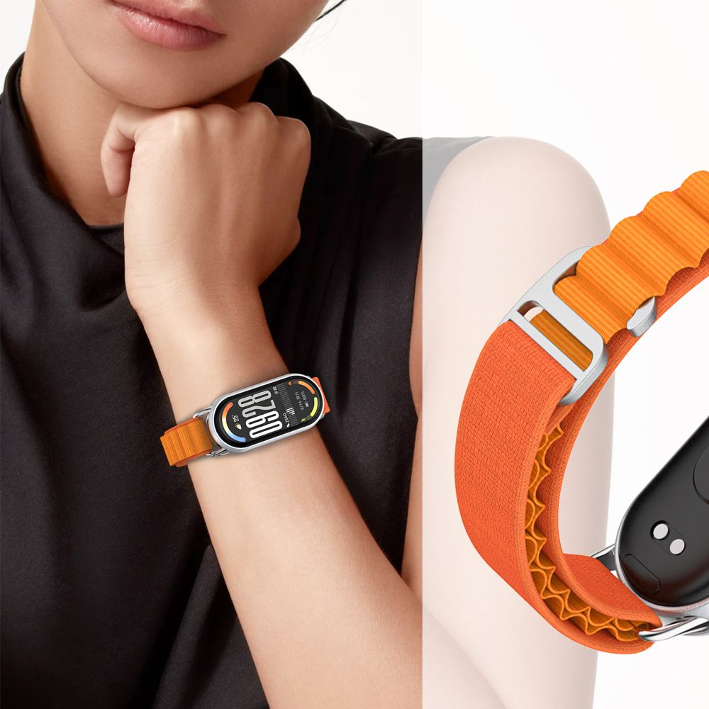 iTok webáruház - Tech-Protect Tech-Protect Nylon Pro szíj Xiaomi Smart Band 8 / 9 / 10 / NFC készülékhez (narancssárga) 3 Tech-Protect Nylon Pro Strap for Xiaomi Smart Band 8 / 9 / 10 / NFC (narancssárga)