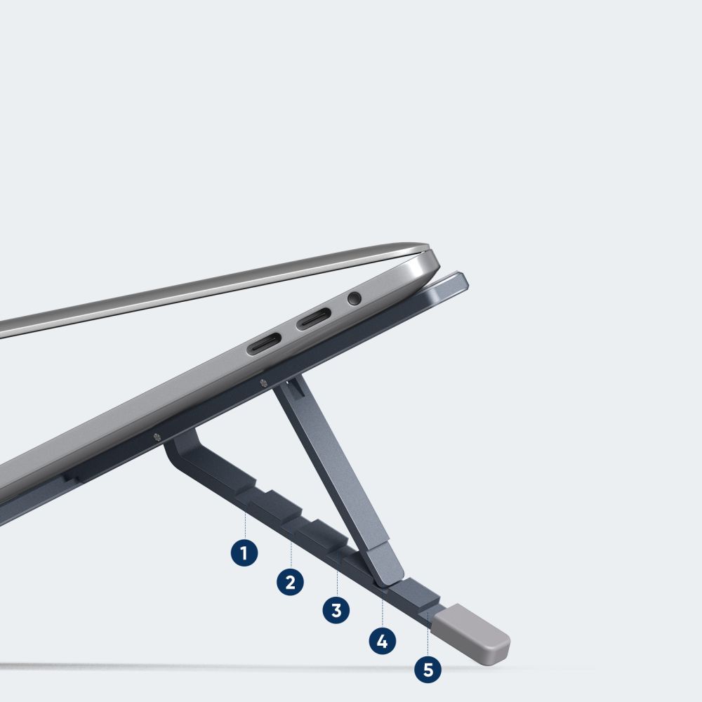 iTok webáruház - Tech-Protect Tech-Protect ULS300 laptopállvány (szürke) 4 Tech-Protect ULS300 Laptop Stand (szürke)