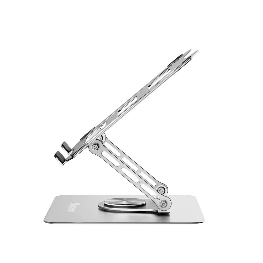 iTok webáruház - Wozinsky Wozinsky WDCX-X19-AB HardStand 360° forgatható laptop- és táblagépállvány (ezüst) 2 Wozinsky WDCX-X19-AB HardStand 360° Rotation Laptop and Tablet Stand (ezüst)