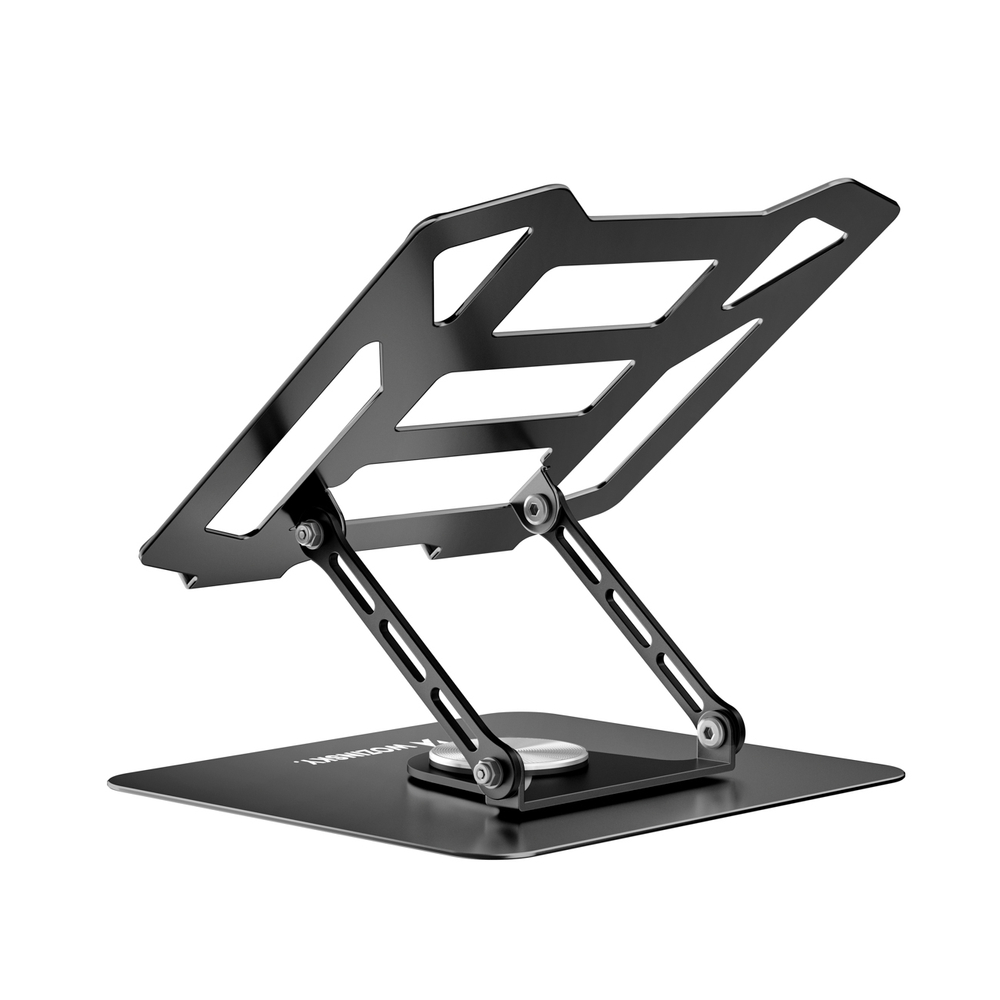 iTok webáruház - Wozinsky Wozinsky WDCX-X19-AB HardStand 360° forgatható laptop- és táblagép-állvány (fekete) 3 Wozinsky WDCX-X19-AB HardStand 360° Rotation Laptop and Tablet Stand (fekete)