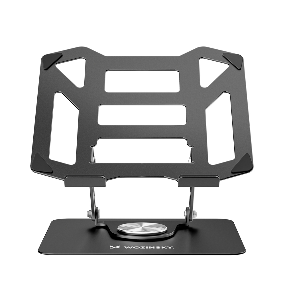 iTok webáruház - Wozinsky Wozinsky WDCX-X19-AB HardStand 360° forgatható laptop- és táblagép-állvány (fekete) 4 Wozinsky WDCX-X19-AB HardStand 360° Rotation Laptop and Tablet Stand (fekete)