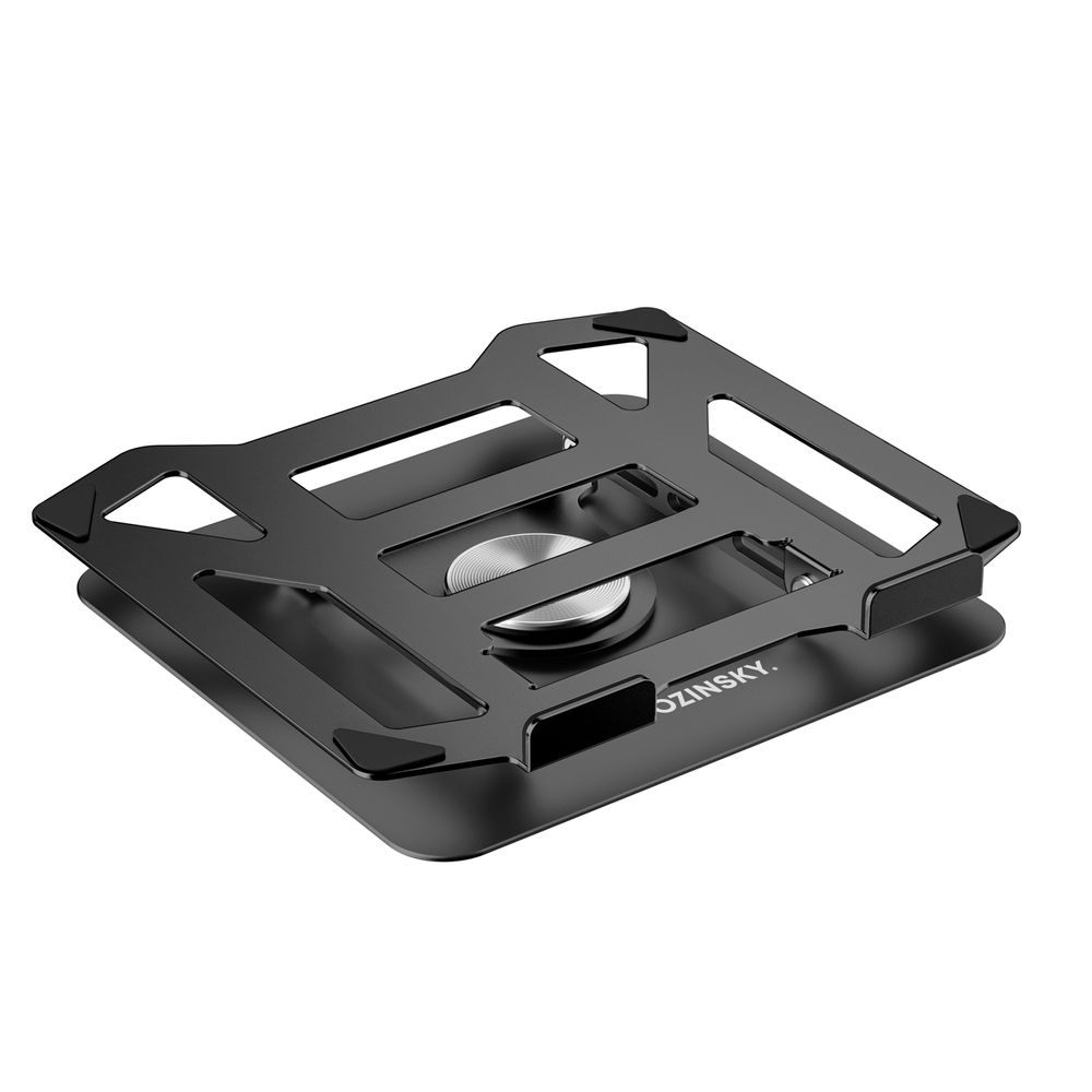 iTok webáruház - Wozinsky Wozinsky WDCX-X19-AB HardStand 360° forgatható laptop- és táblagép-állvány (fekete) 5 Wozinsky WDCX-X19-AB HardStand 360° Rotation Laptop and Tablet Stand (fekete)