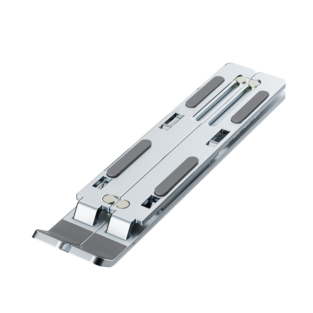 iTok webáruház - Wozinsky Wozinsky WDCX-X8S összecsukható, állítható laptopállvány (ezüst) 2 Wozinsky WDCX-X8S Foldable Adjustable Laptop Stand (ezüst)