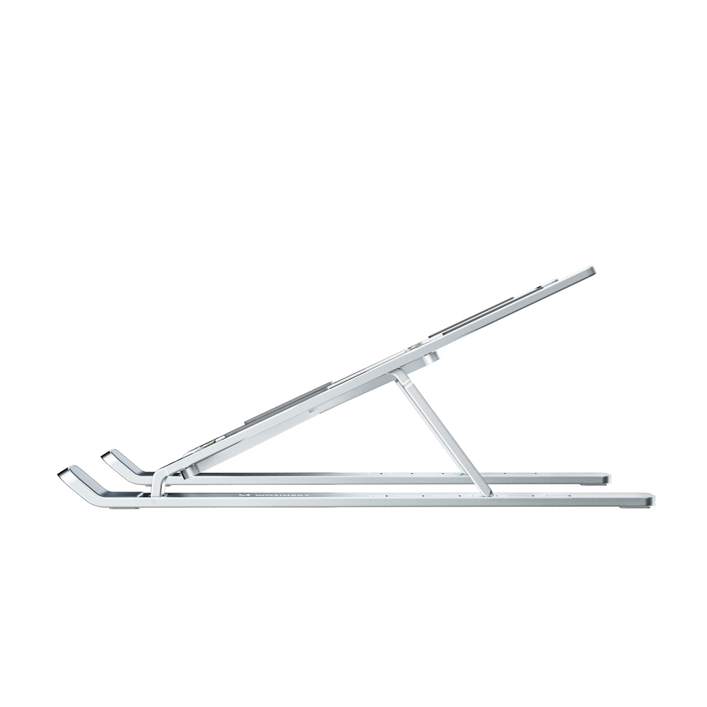 iTok webáruház - Wozinsky Wozinsky WDCX-X8S összecsukható, állítható laptopállvány (ezüst) 4 Wozinsky WDCX-X8S Foldable Adjustable Laptop Stand (ezüst)