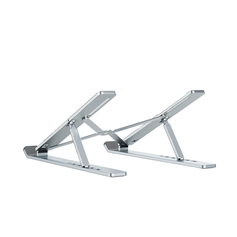 iTok webáruház - Wozinsky Wozinsky WDCX-X8S összecsukható, állítható laptopállvány (ezüst) 5 Wozinsky WDCX-X8S Foldable Adjustable Laptop Stand (ezüst)