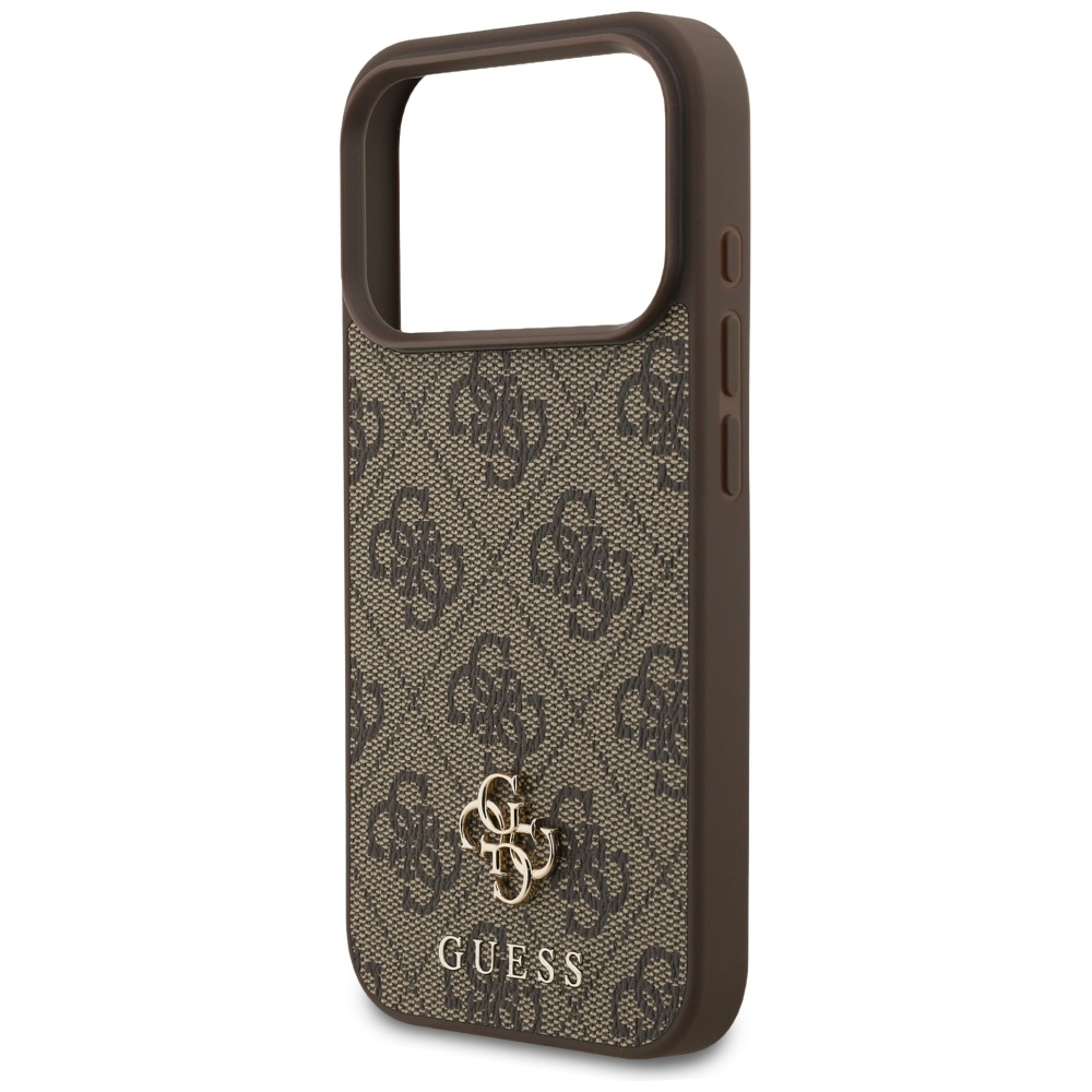 iTok webáruház - Guess Guess 4G Small Classic Logo MagSafe tok iPhone 17 Pro-hoz (barna) 6 Guess 4G Small Classic Logo MagSafe case for iPhone 17 Pro (barna)