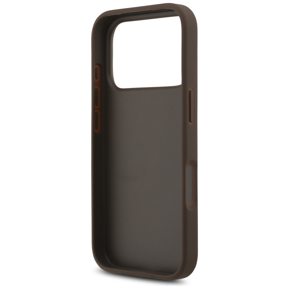iTok webáruház - Guess Guess 4G Big Logo tok iPhone 17 Pro (barna) 7 Guess 4G Big Logo Case for iPhone 17 Pro (barna)