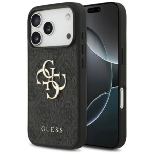 Guess 4G Big Logo tok iPhone 17 Pro (fekete)