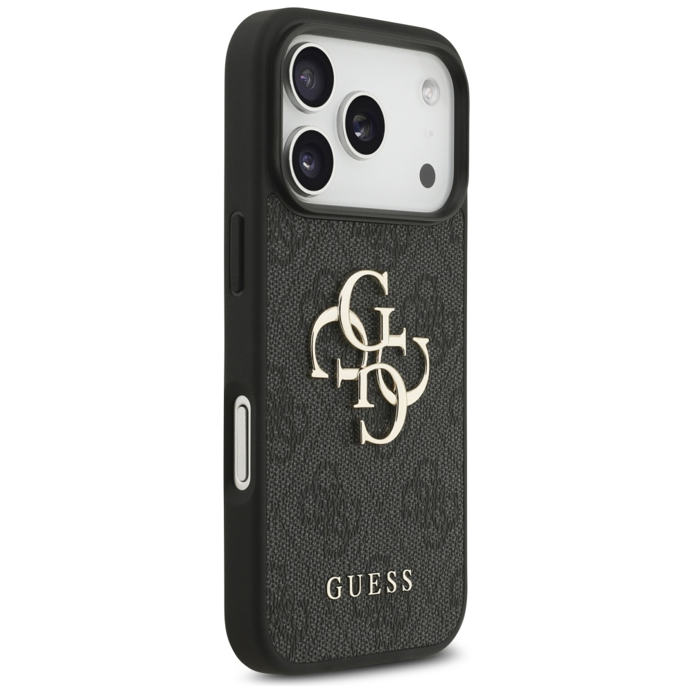 iTok webáruház - Guess Guess 4G Big Logo tok iPhone 17 Pro (fekete) 4 Guess 4G Big Logo Case for iPhone 17 Pro (fekete)