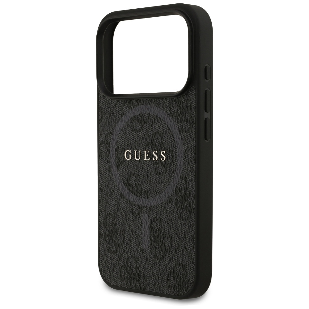iTok webáruház - Guess Guess 4G Ring Classic Logo MagSafe tok iPhone 17 Pro készülékhez (fekete) 6 Guess 4G Ring Classic Logo MagSafe case for iPhone 17 Pro (fekete)