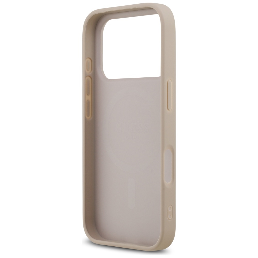 iTok webáruház - Guess Guess 4G Ring Classic Logo MagSafe tok iPhone 17 Pro készülékhez (rózsaszín) 7 Guess 4G Ring Classic Logo MagSafe Case for iPhone 17 Pro (rózsaszín)