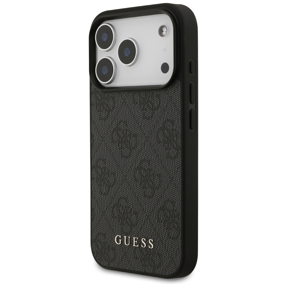 iTok webáruház - Guess Guess 4G Classic tok iPhone 17 Pro (fekete) 2 Guess 4G Classic Case for iPhone 17 Pro (fekete)