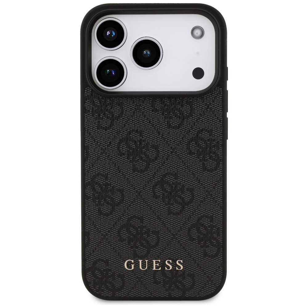 iTok webáruház - Guess Guess 4G Classic tok iPhone 17 Pro (fekete) 3 Guess 4G Classic Case for iPhone 17 Pro (fekete)