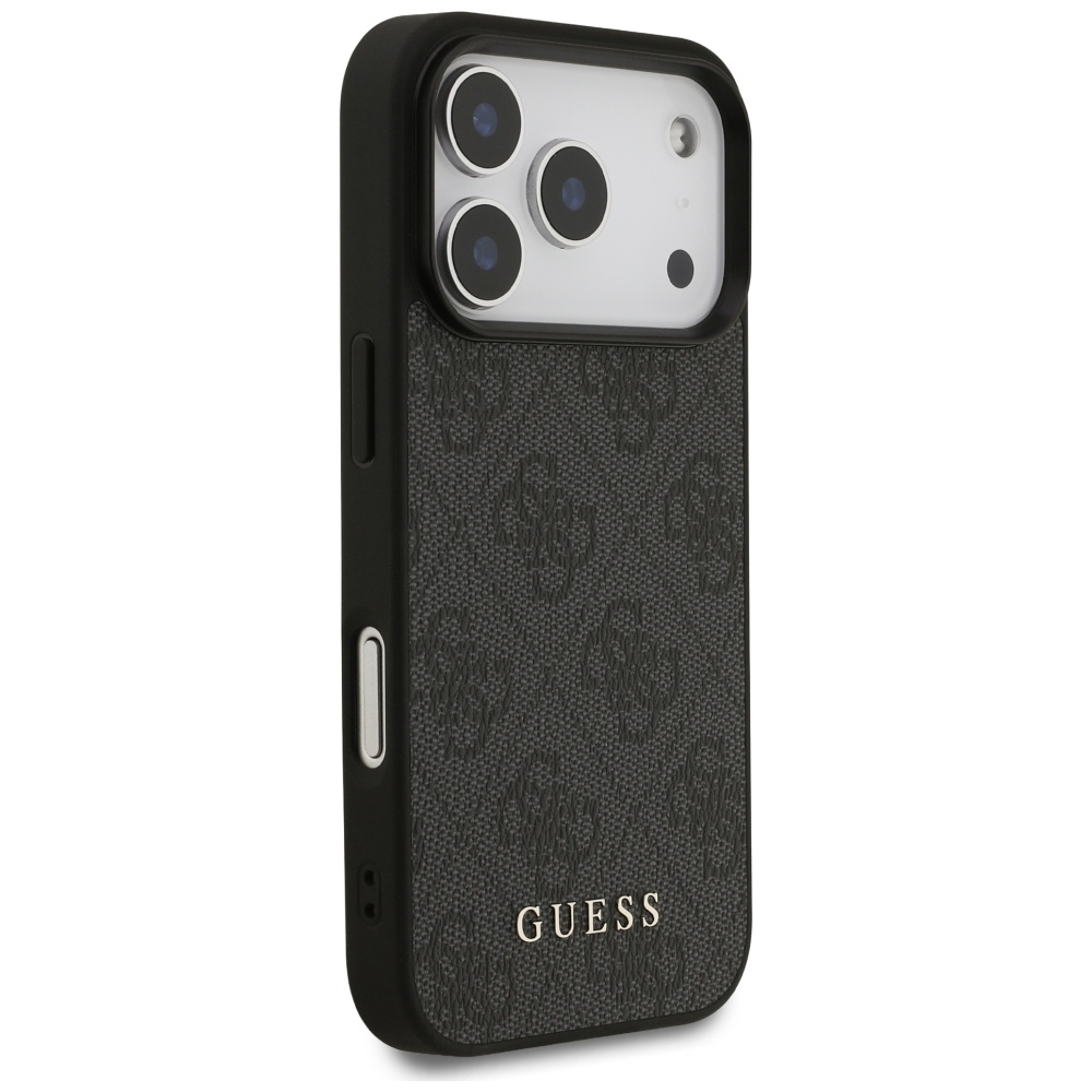 iTok webáruház - Guess Guess 4G Classic tok iPhone 17 Pro (fekete) 4 Guess 4G Classic Case for iPhone 17 Pro (fekete)