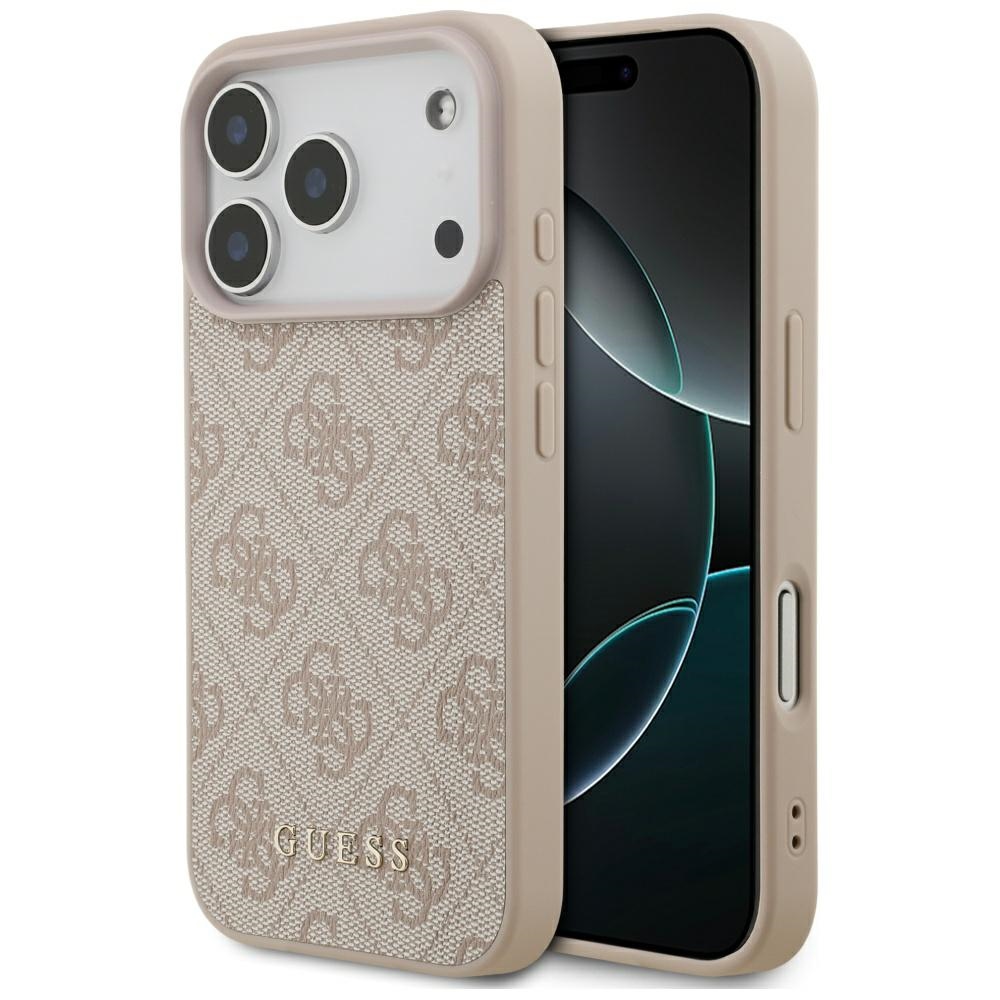 iTok webáruház - Guess Guess 4G Classic tok iPhone 17 Pro készülékhez (rózsaszín) 1 Guess 4G Classic Case for iPhone 17 Pro (rózsaszín)
